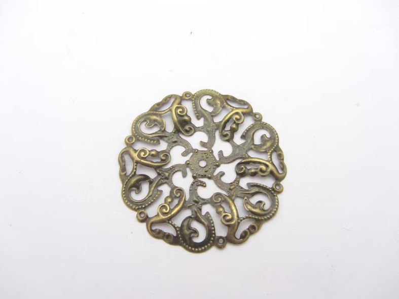 Big stamp tans square shape, filigree, big stamp filigree, stamp shape