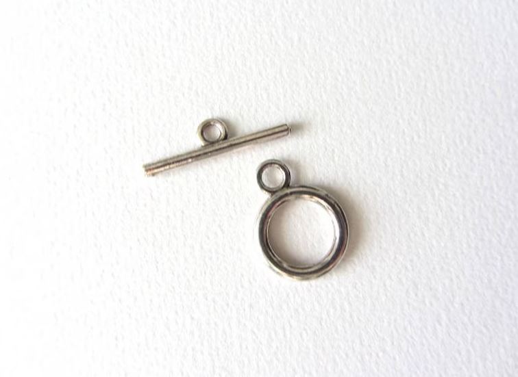 toggle clasp,clasp, round clasp,silver plated clasp